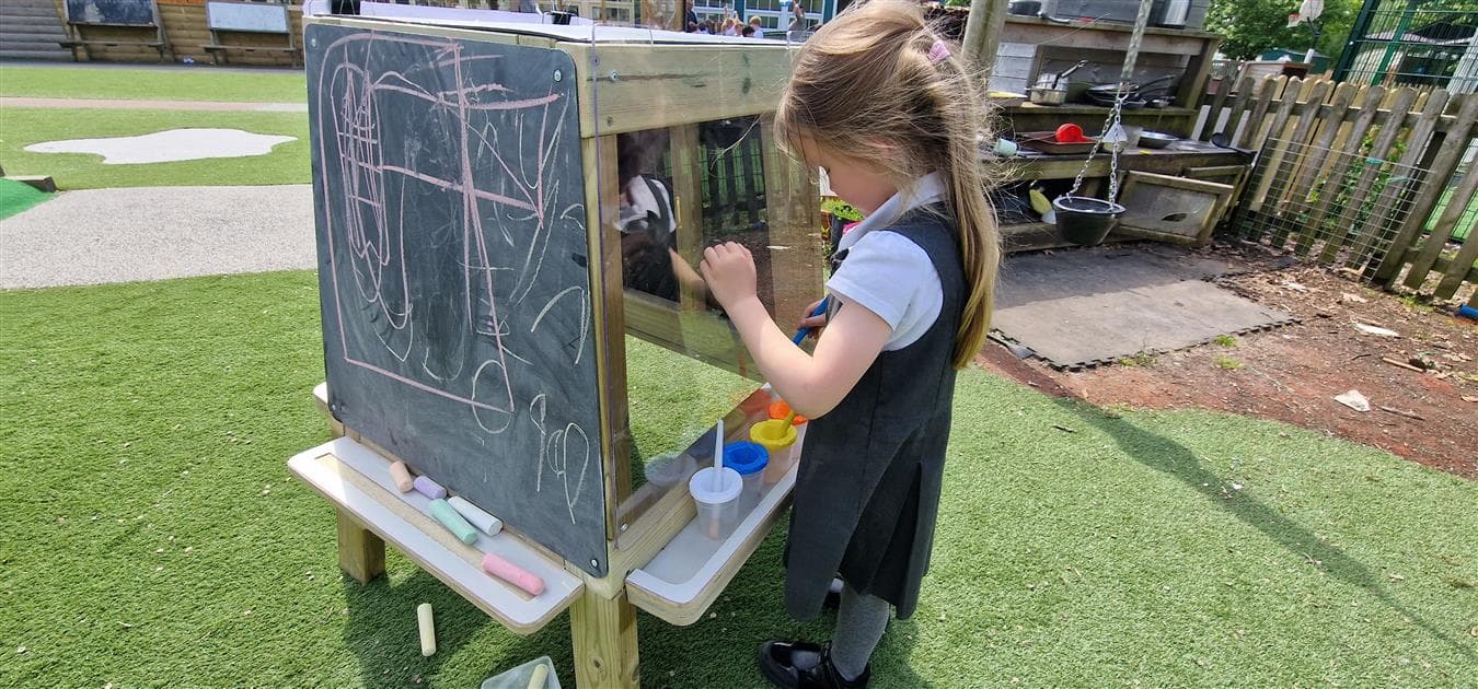 Low-level equipment meaning pupils of all ages can get involved