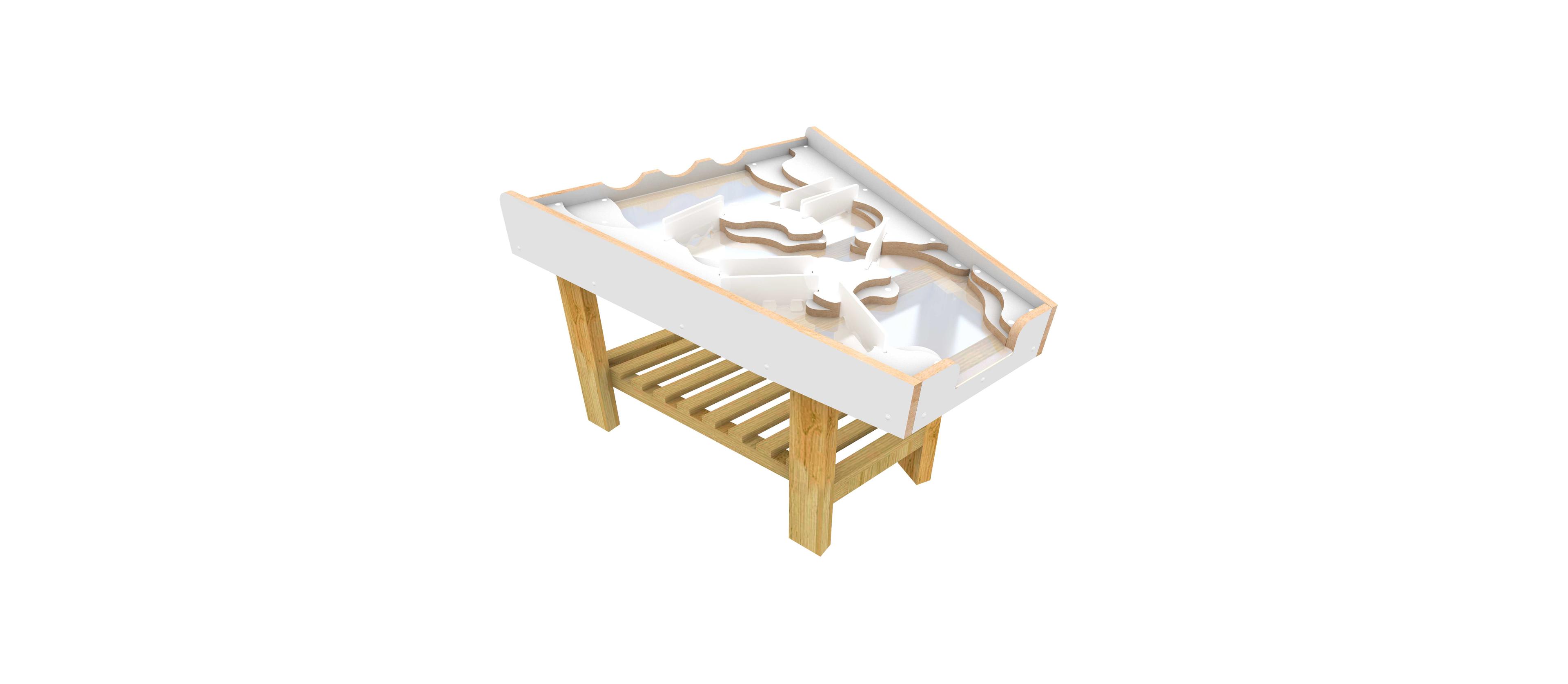 A render image of the damming station