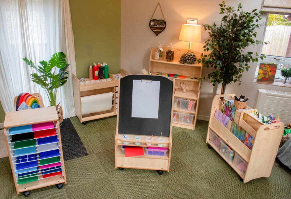 Fully set up Millhouse Expressive Arts & Design Zone