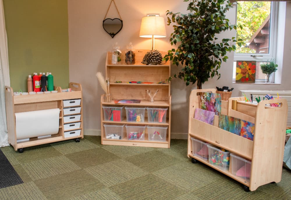 Classroom indoor furniture from Millhouse Expressive Arts & Design Zone