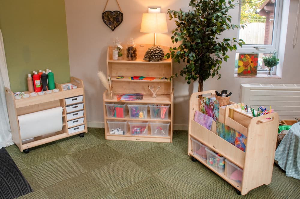 Millhouse Expressive Arts & Design Zone shelving options