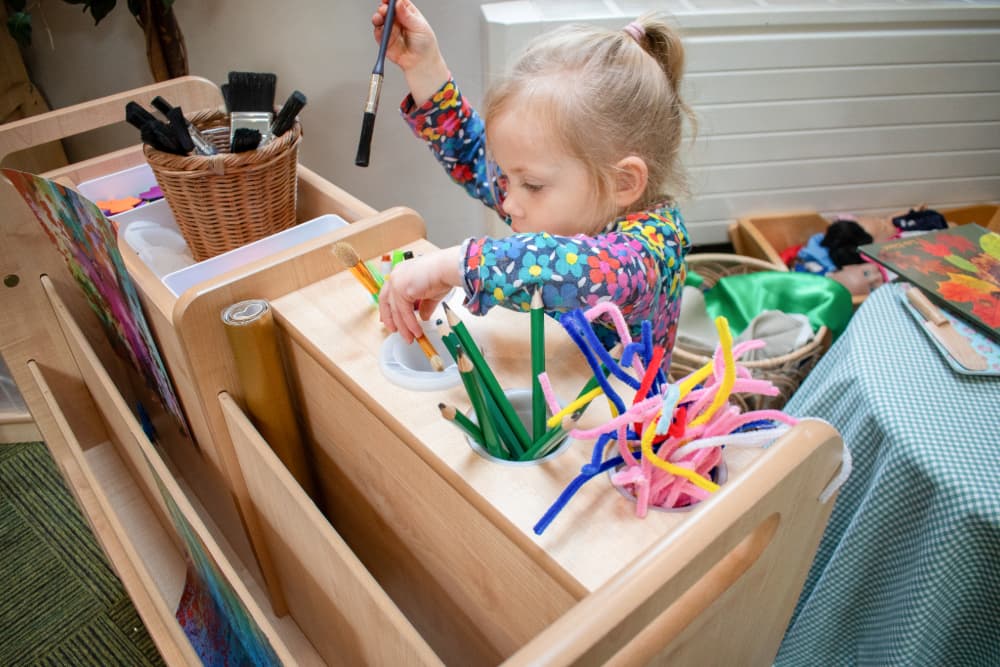 Creative play with Millhouse Double Sided Creative Unit