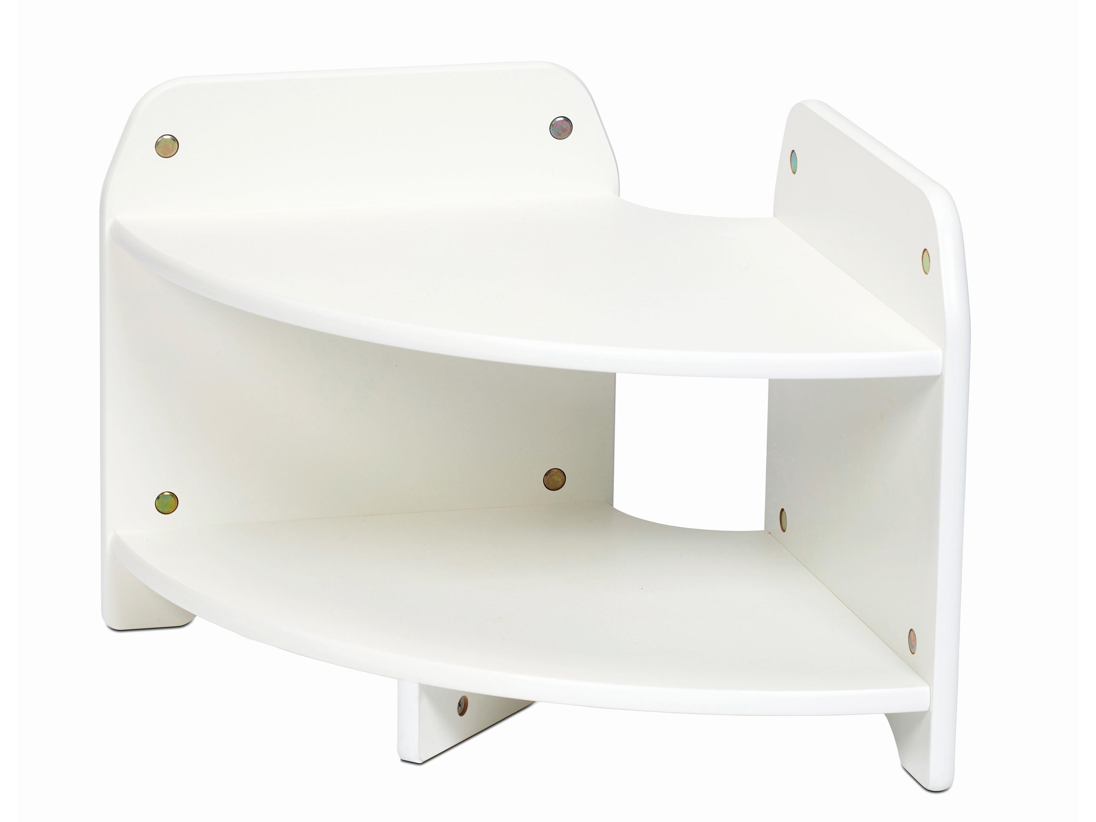 millhouse corner storage unit in white within an eyfs setting