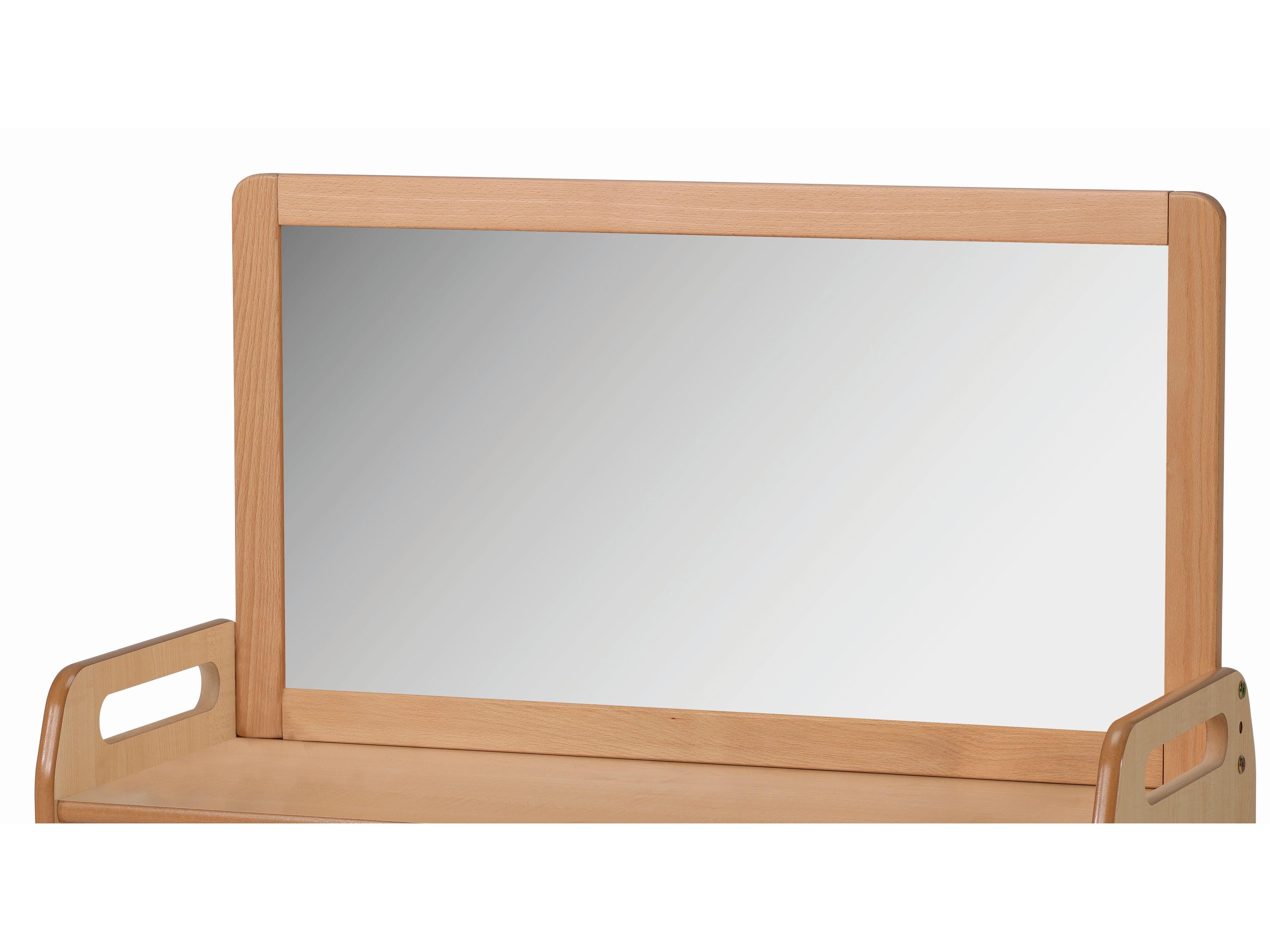 millhouse mirror add on for storage units in wooden effect
