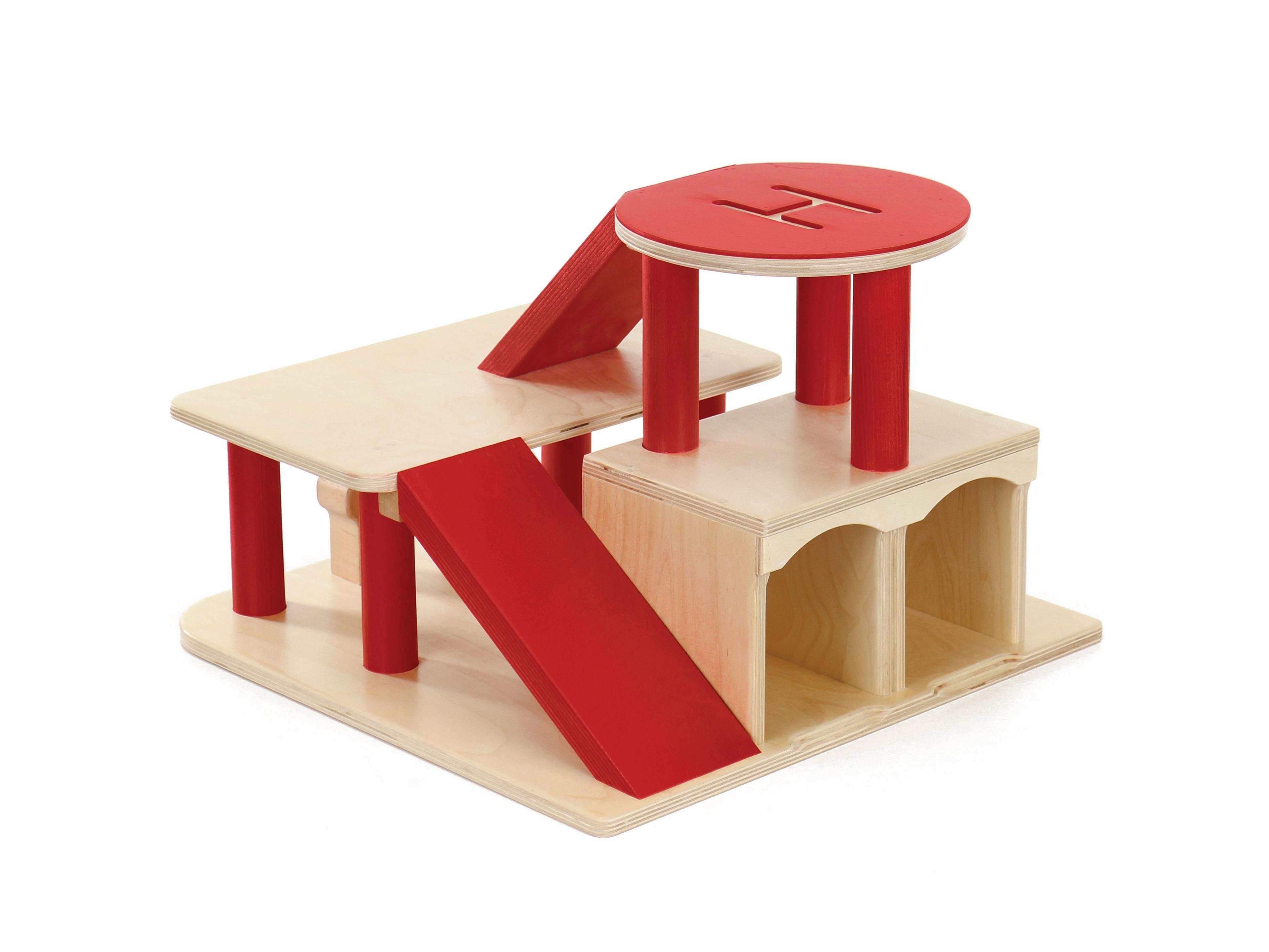 millhouse garage with helipad, garages and a ramp