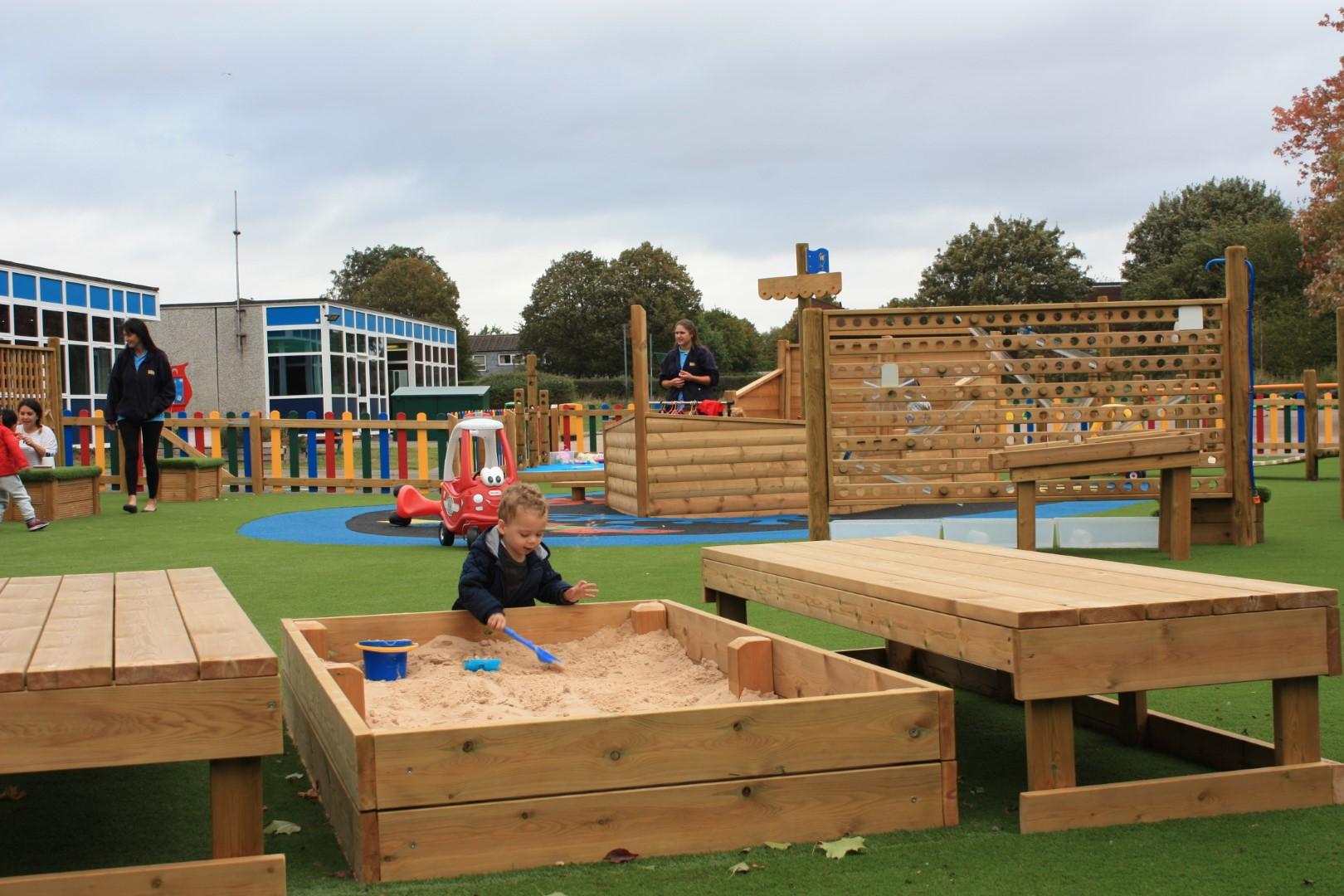 playground messy play equipment