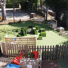 SEND Outdoor Space in a Day at Stonebroom Primary!