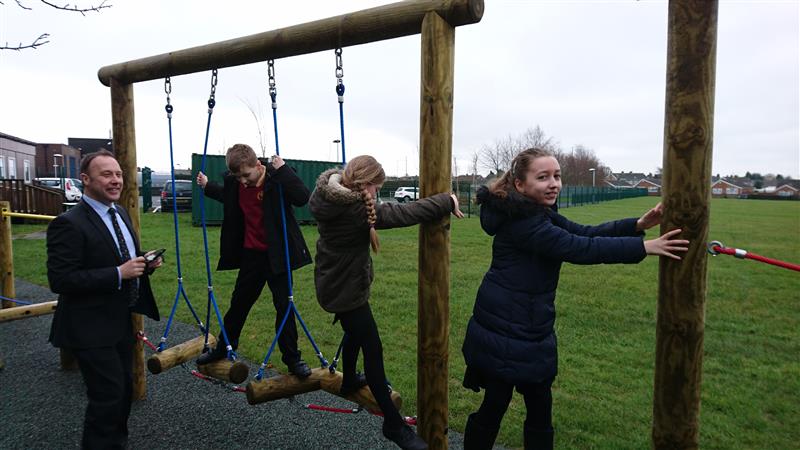 Trim Trail at Ibstock Primary School