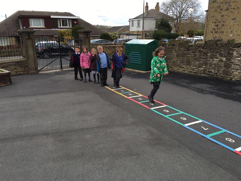 Number ladder - School Playground Markings