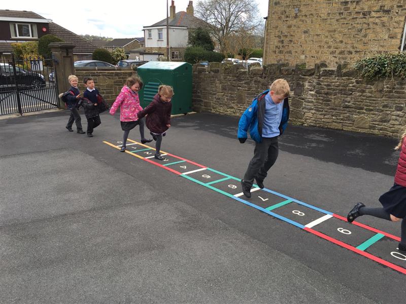 Playground Markings - Number Ladder