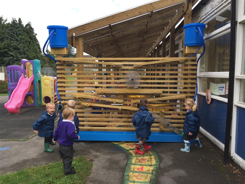 Water Wall - school playground equipment