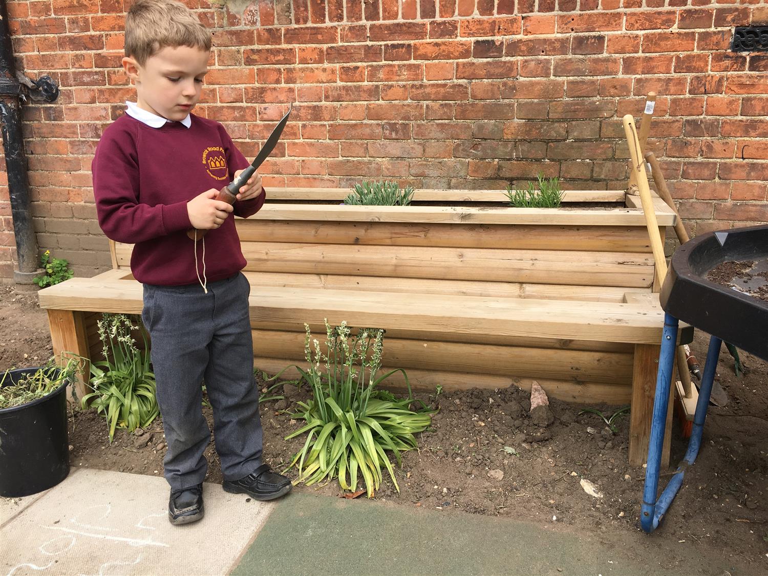 School Playground Planters