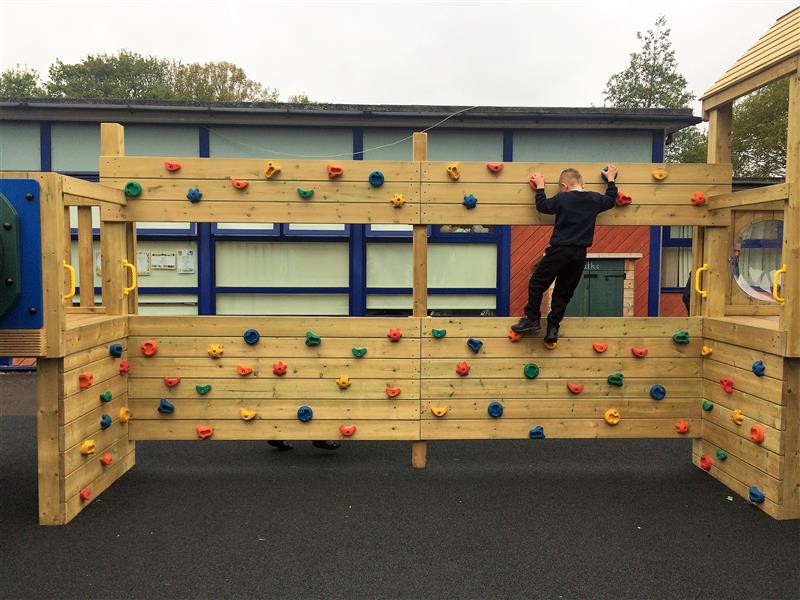 climbing wall for schools