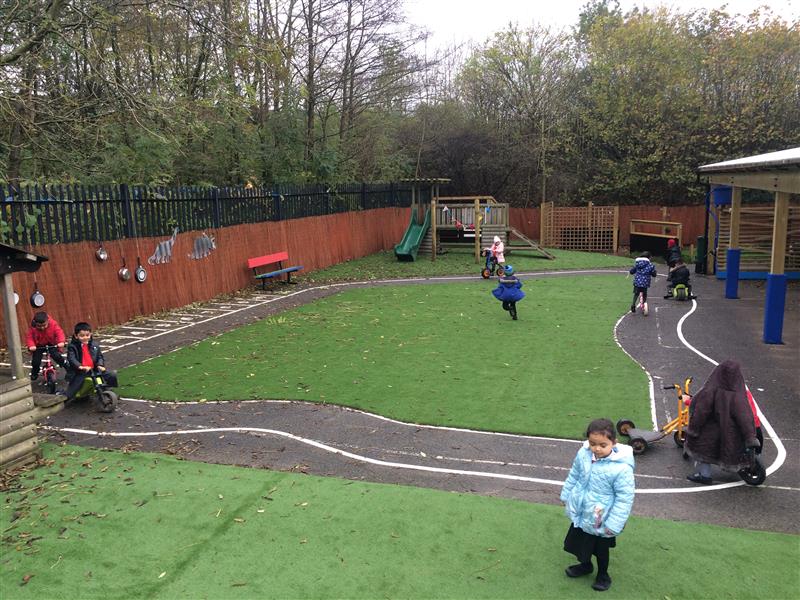 eyfs playground roadway