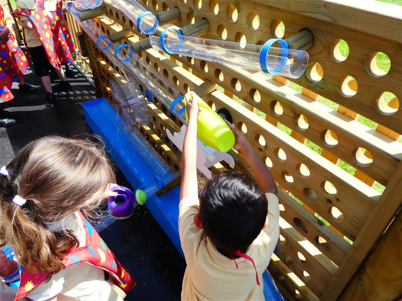 water wall pentagon play