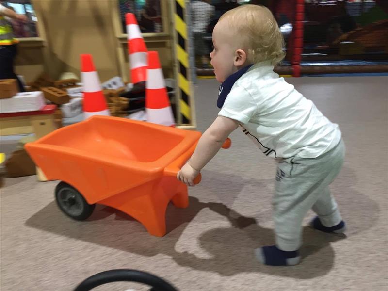 babies learning to walk at nursery