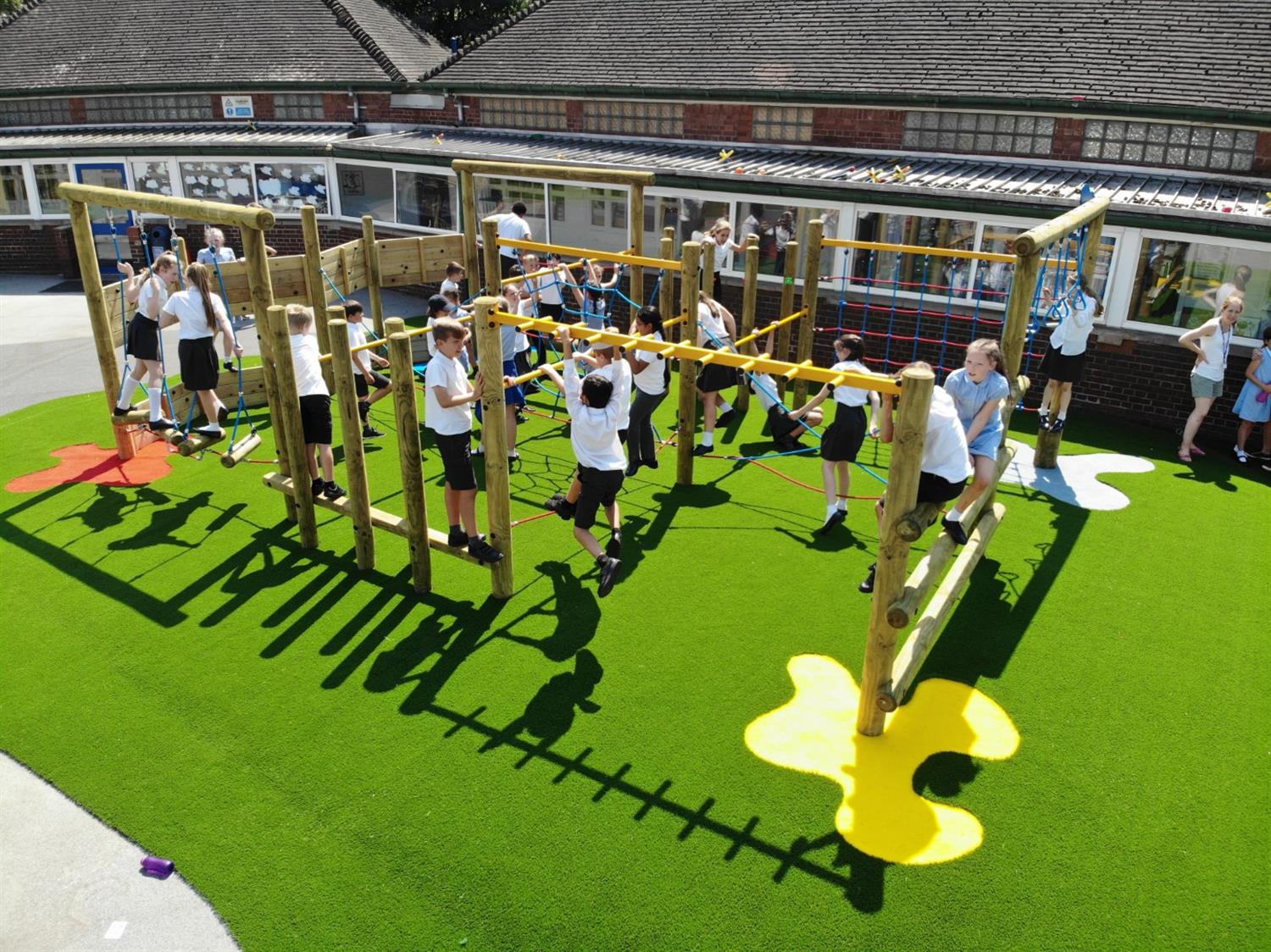 Park Road Primary s Playground Equipment Pentagon Play