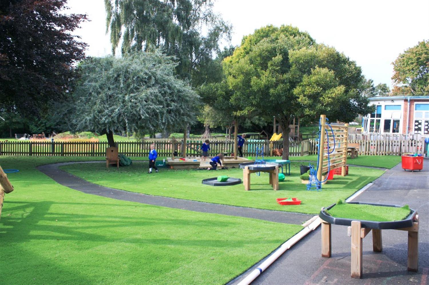 Eyfs Playground Redesign At Whipton Barton Infants 