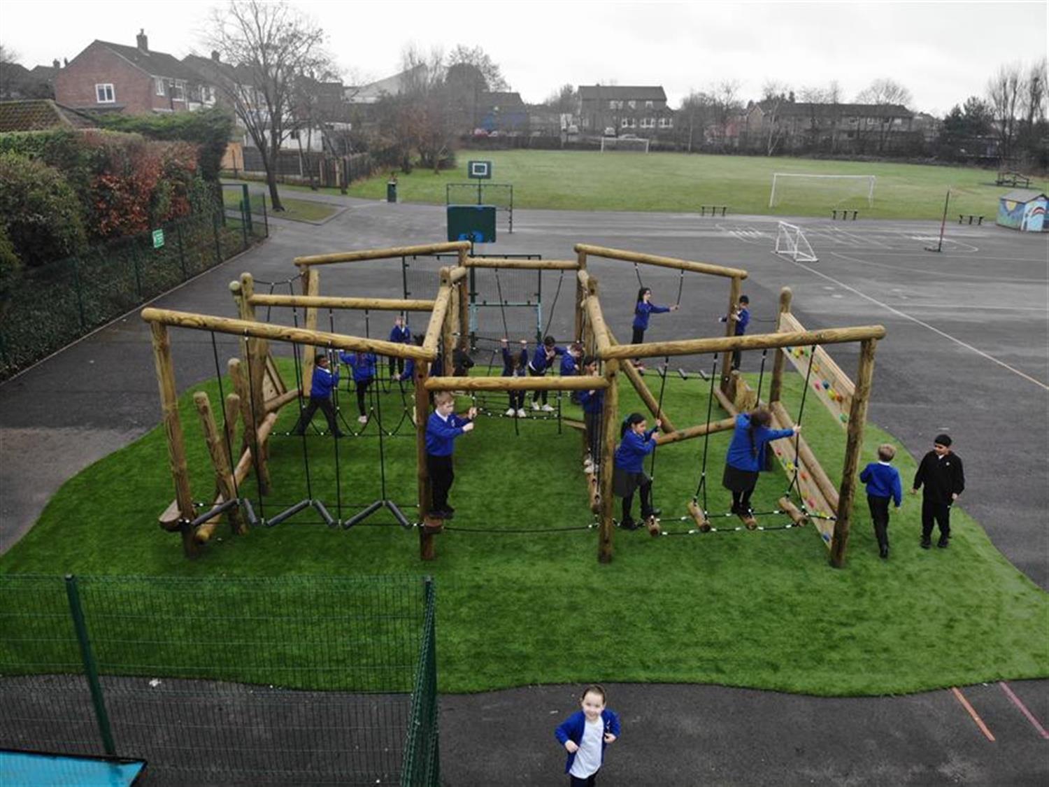 A Super Sunny Bank Primary School Playground | Pentagon Play