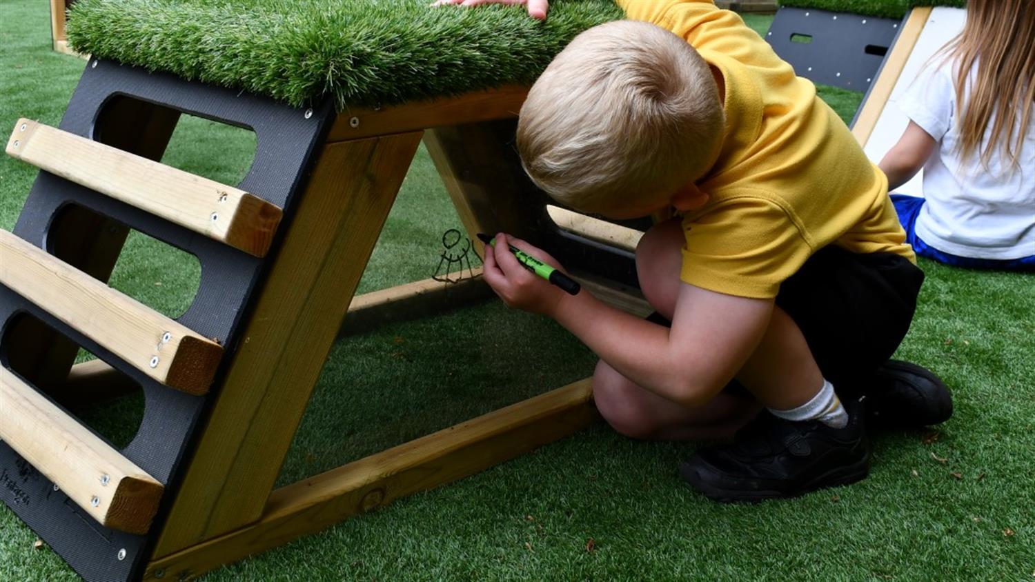 Movable Active Play Equipment at Bramley Vale Primary | Pentagon Play