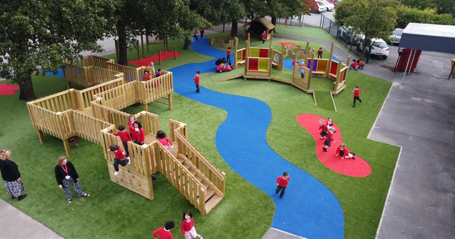 A Full KS1 Playground Design For Fernwood Infant School Pentagon Play