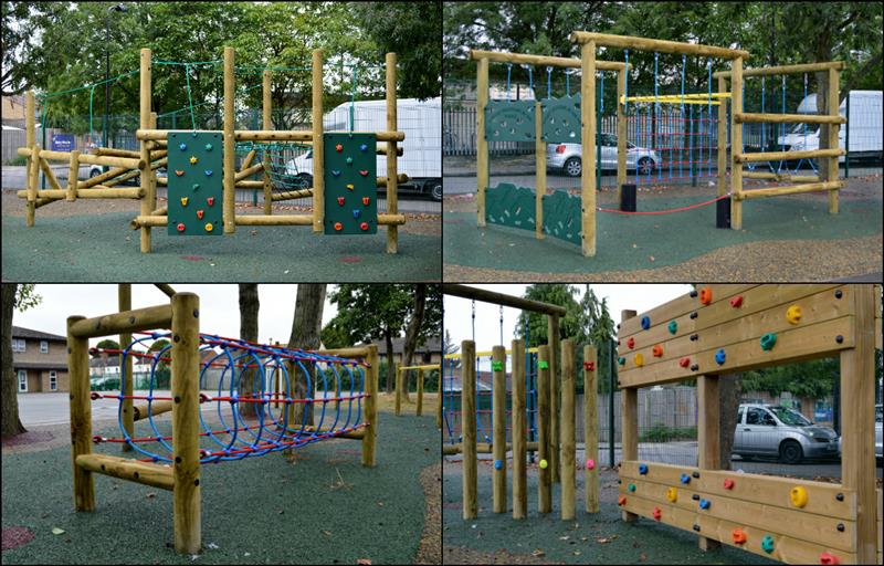 Active playground challenges