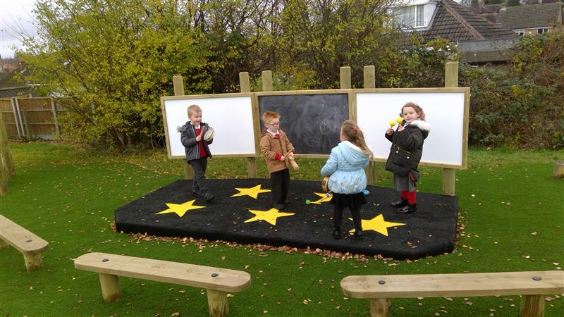 outdoor school stage