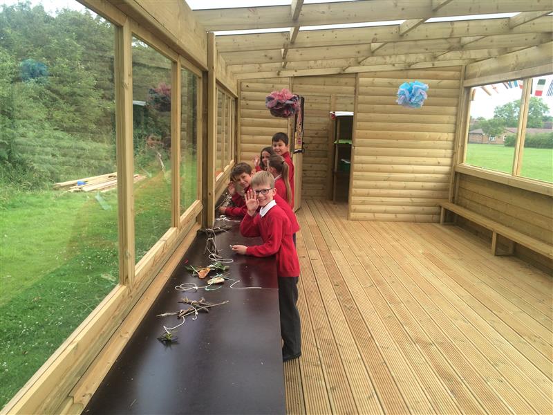 Outdoor Lab for Forest School - Heage Primary School