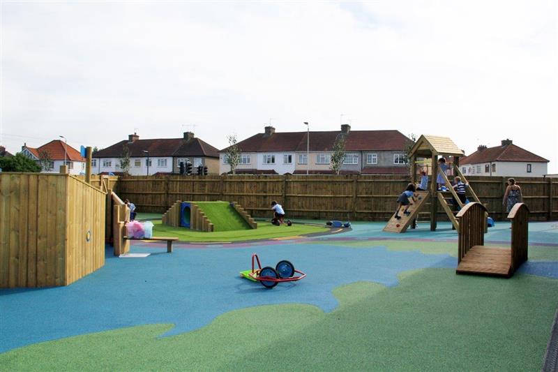 Pentagon Play playground development Forres Primary 