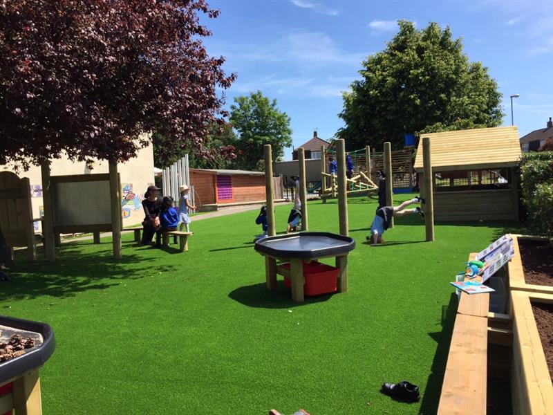 St Teresa's new EYFS Outdoor Learning Environment 