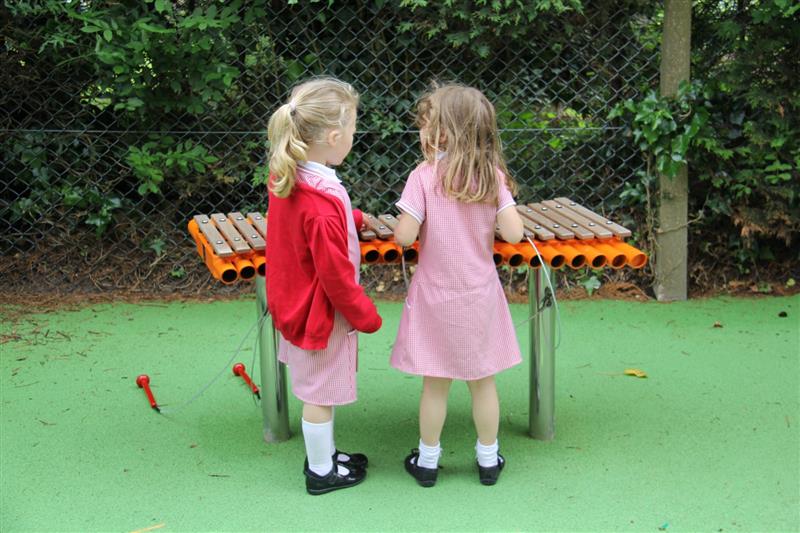 outdoor musical play equipment