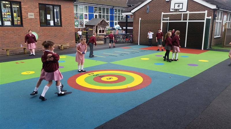 wetpour rubber playground surfacing