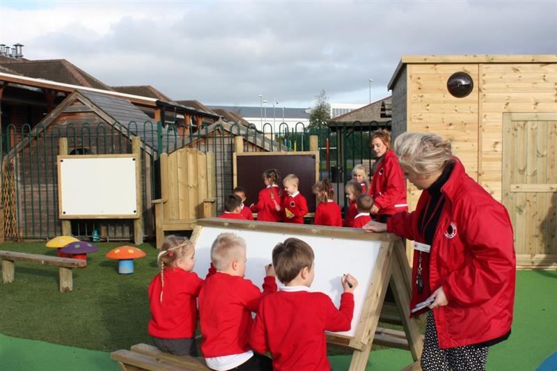 Mark Making on playgrounds