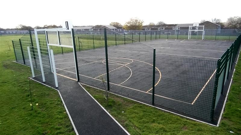 A Multi Use Games Area can facilitate active play activities for special needs children