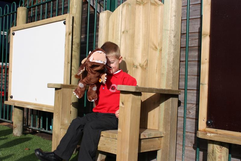 Story Telling Chair for EYFS playgrounds