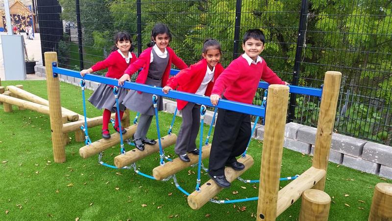 Wobbly Bridge for school playgrounds