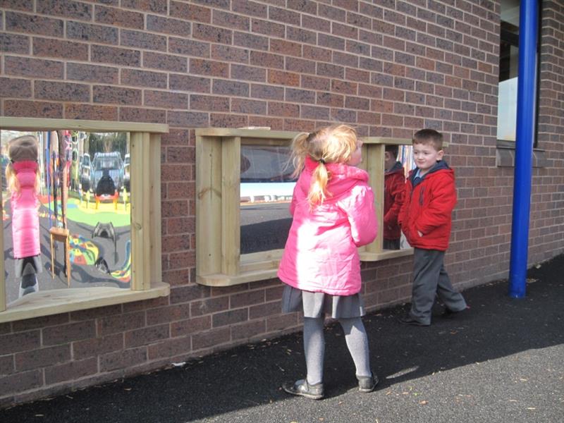 Outdoor Mirrors for playgrounds and early years