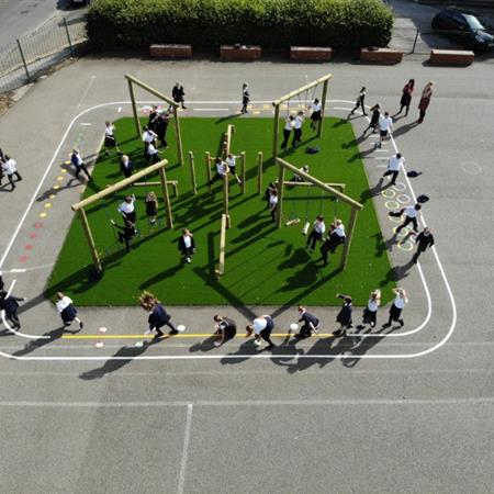 playground installation in Yorkshire