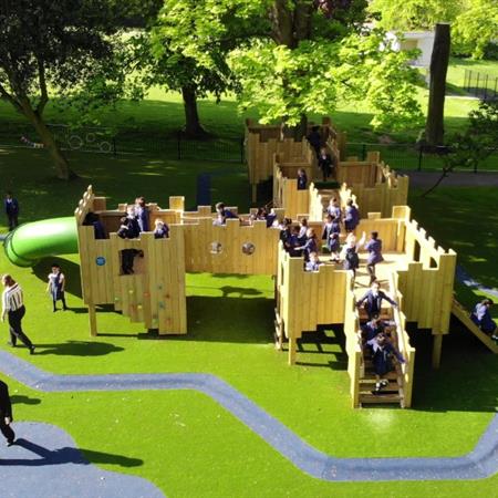 playground installation in Wolverhampton