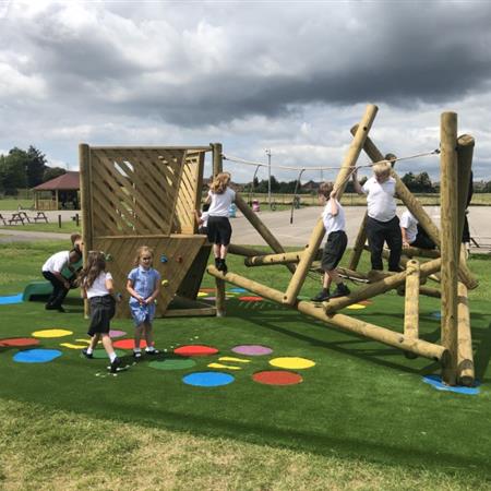 playground installation in Mansfield
