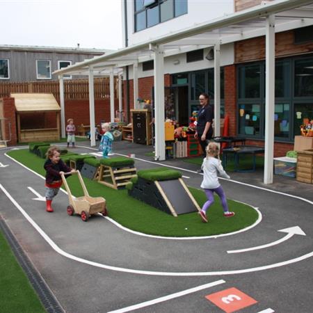 playground installation in Devon