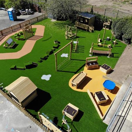 playground installation in Rotherham