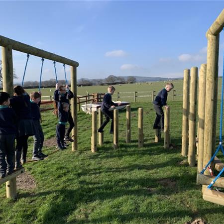 playground installation in Colwyn Bay