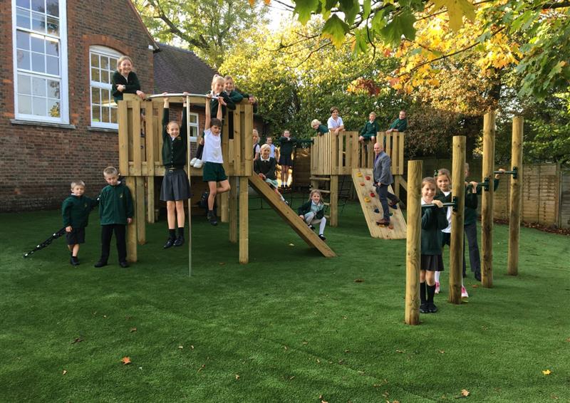 school playground climbing frames