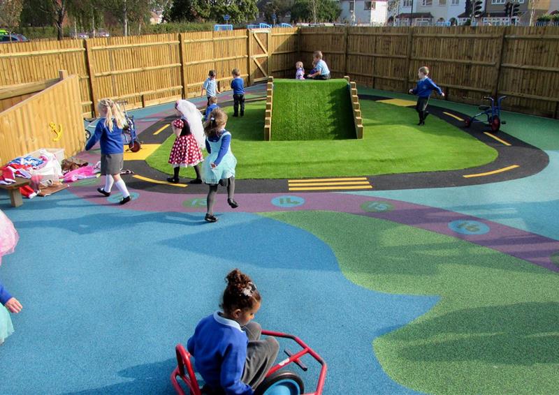Playground Flooring Surfacing And, Outdoor Play Area Flooring Ideas