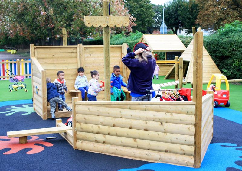 Themed play equipment for schools