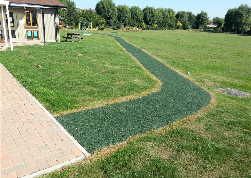 playbond rubber chippings surfacing