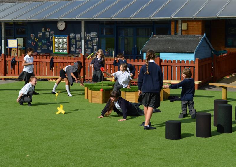 school artificial grass