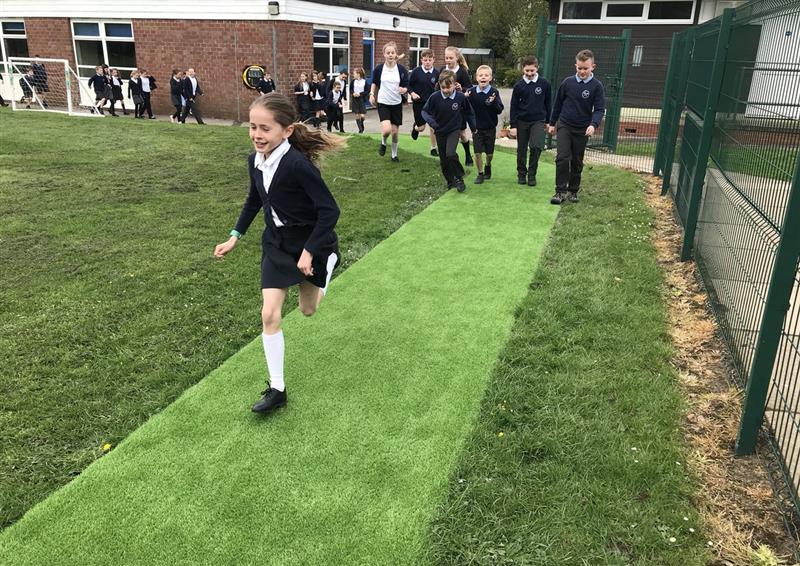 playground daily mile track