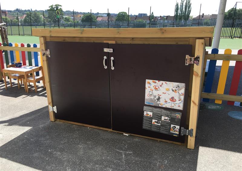 Playground Storage For Schools and Nurseries Pentagon Play